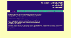 Desktop Screenshot of maisonmedicale-lagrave.fr