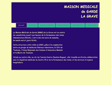 Tablet Screenshot of maisonmedicale-lagrave.fr